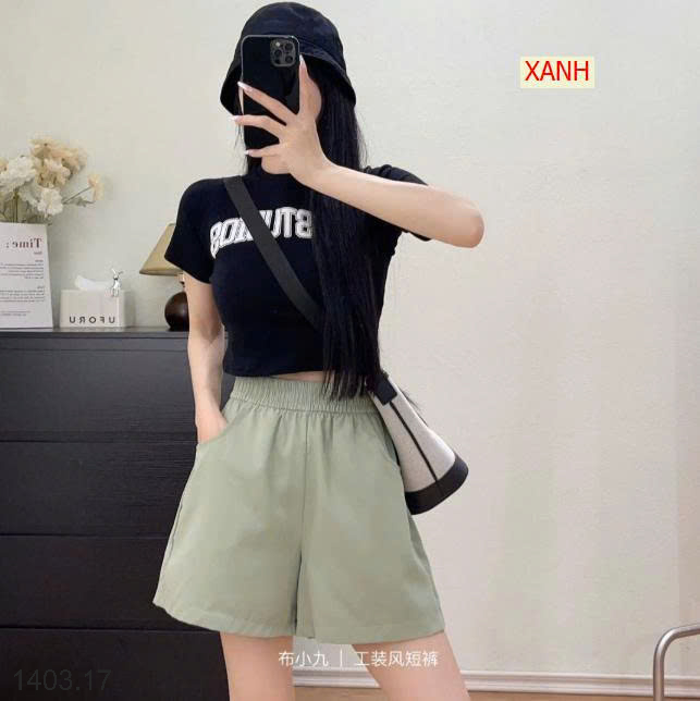 26HA1403.17 - QUẦN SHORT CARGO NỮ BU XIAOJIU