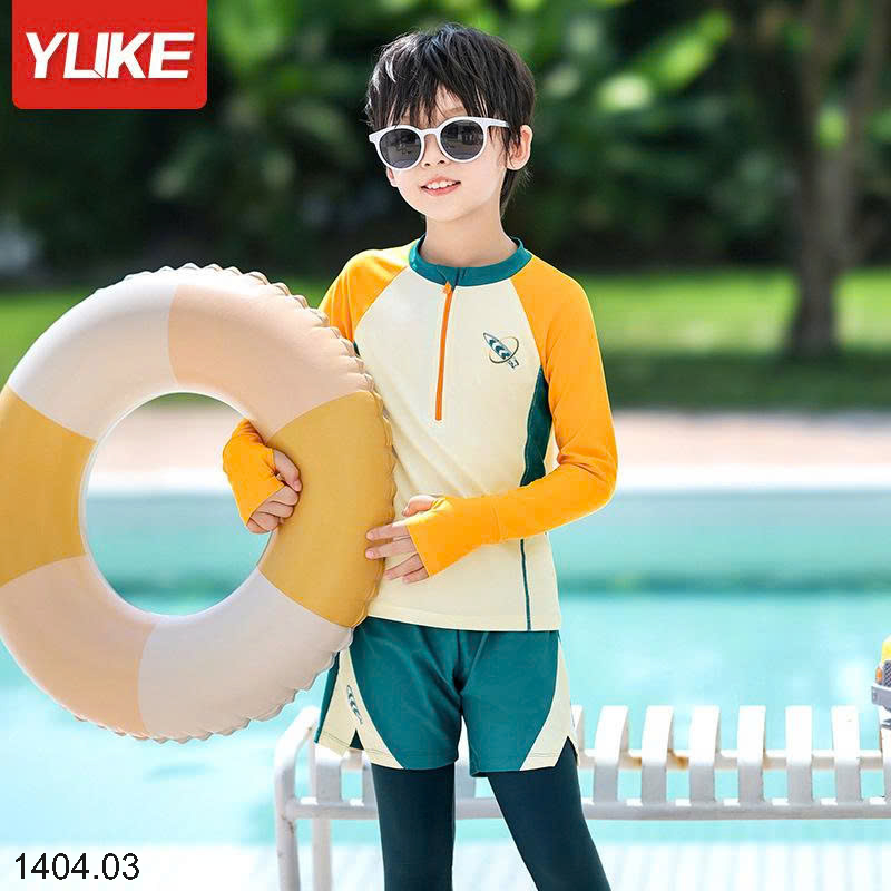 26HA1404.03 - BỘ BƠI DÀI TAY QUẢNG CHÂU CAO CẤP BÉ TRAI SIZE ĐẠI