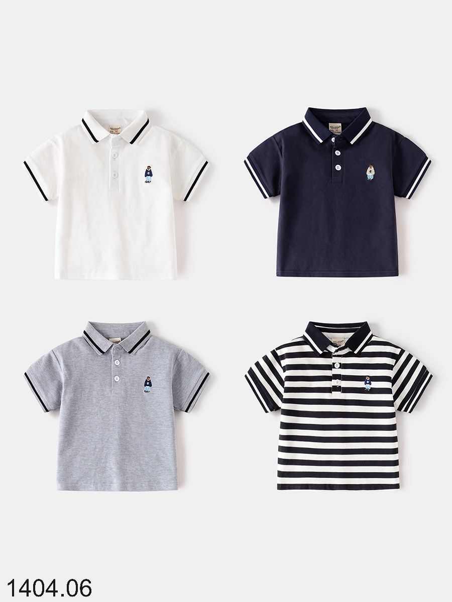 26HA1404.06 - ÁO POLO WELLKIDS BÉ TRAI