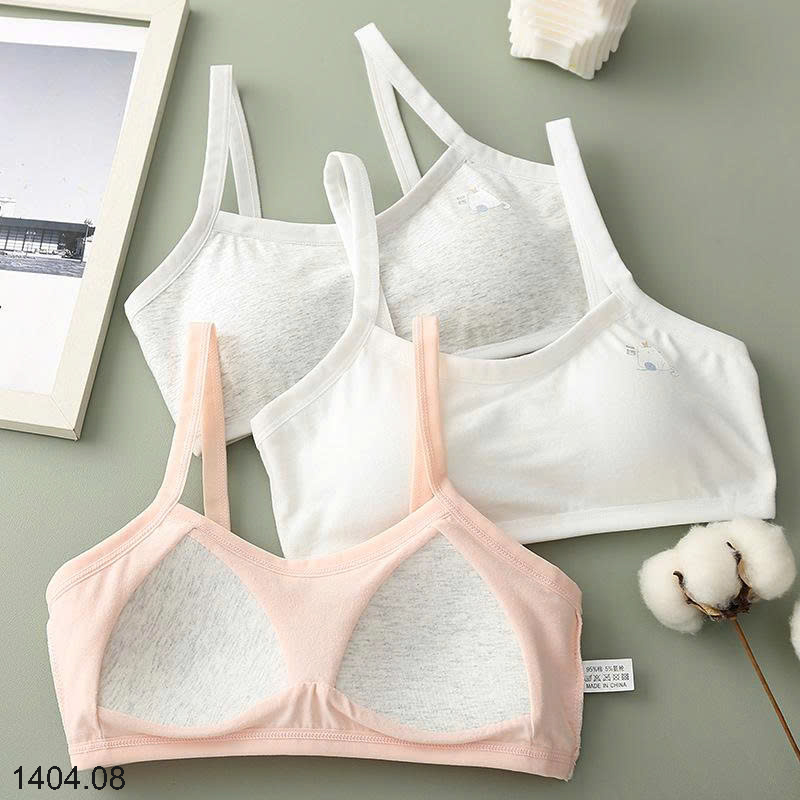 26HA1404.08 - SET 3 ÁO NGỰC CHO BÉ GÁI MỚI LỚN