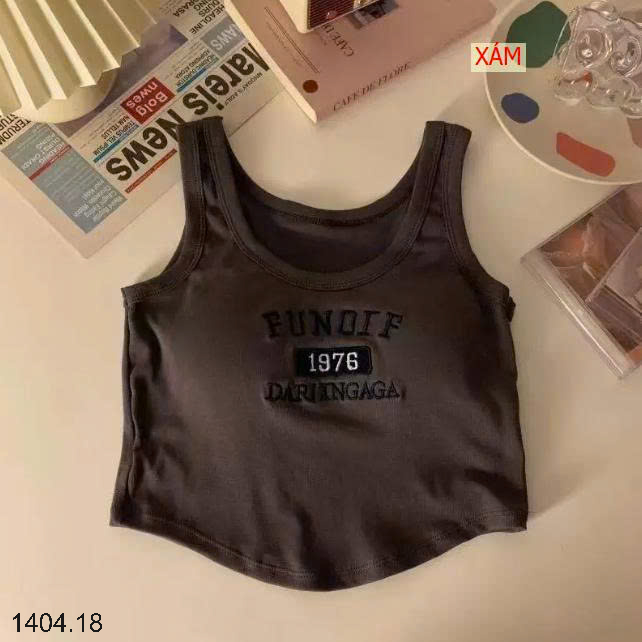 26HA1404.18 - ÁO BA LỖ THỂ THAO DÁNG CROPTOP