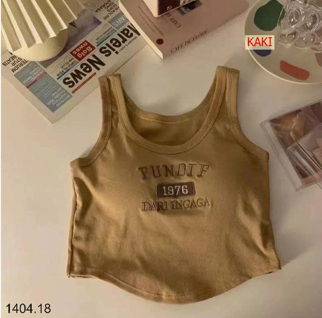 26HA1404.18 - ÁO BA LỖ THỂ THAO DÁNG CROPTOP