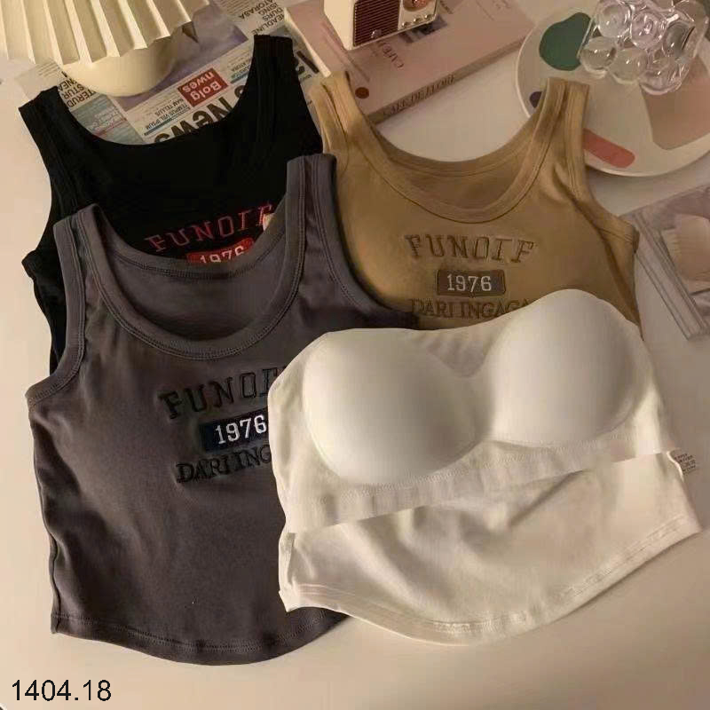 26HA1404.18 - ÁO BA LỖ THỂ THAO DÁNG CROPTOP