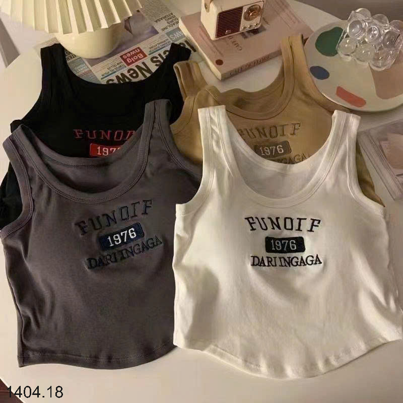26HA1404.18 - ÁO BA LỖ THỂ THAO DÁNG CROPTOP