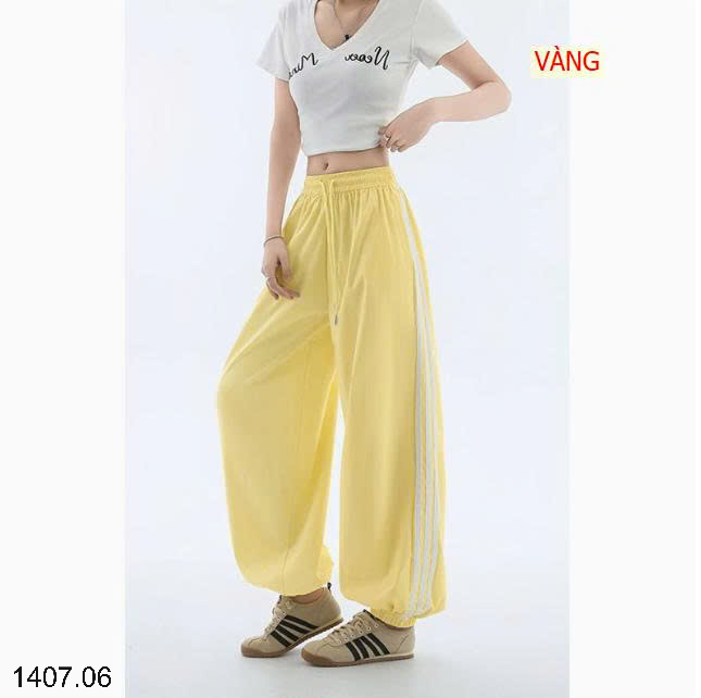 26HA1407.06 - QUẦN JOGGER KẺ SỌC KIỂU MỸ
