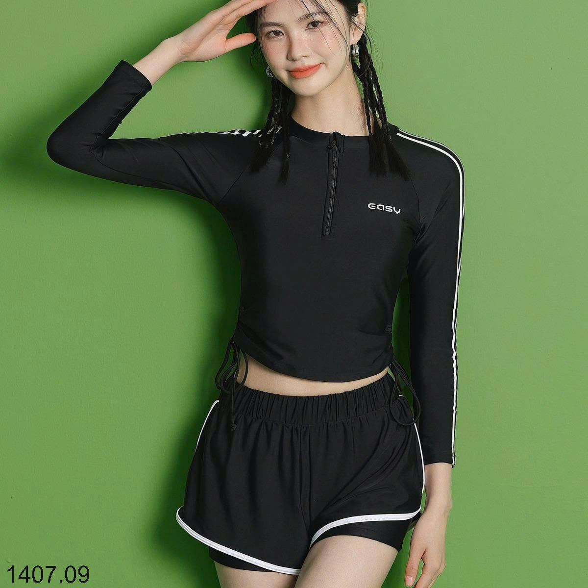26HA1407.09 - BỘ BƠI DÀI TAY CHO NỮ