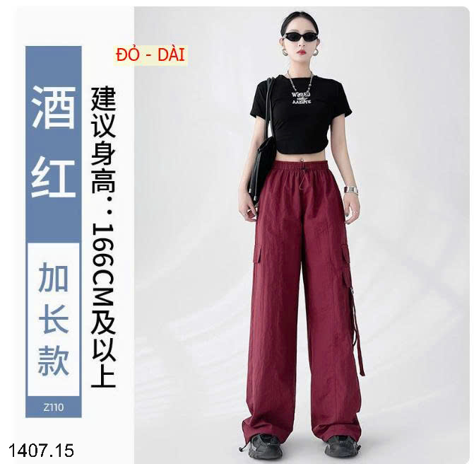 26HA1407.15 - QUẦN GIÓ THỂ THAO TÚI HỘP CHO NỮ