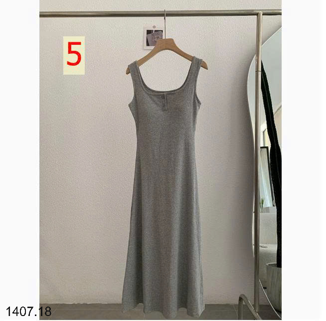 26HA1407.18 - VÁY BA LỖ DÁNG DÀI BASIC CHO NỮ
