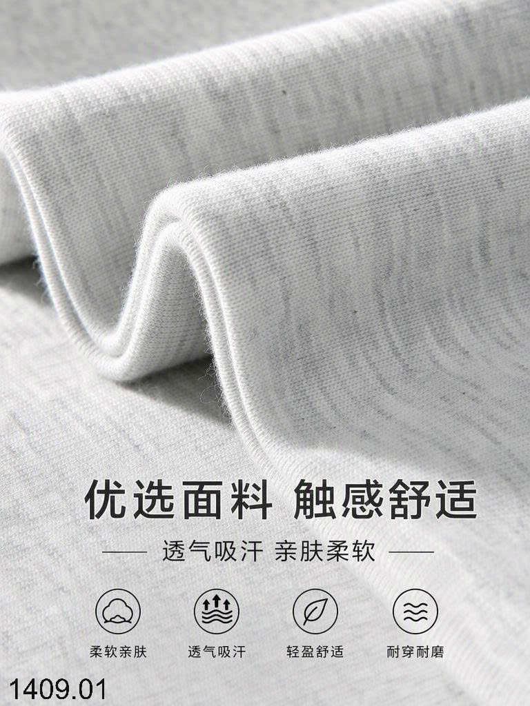 26HA1409.01 - ÁO THUN COTTON DÀI TAY 3 SỌC UNISEX