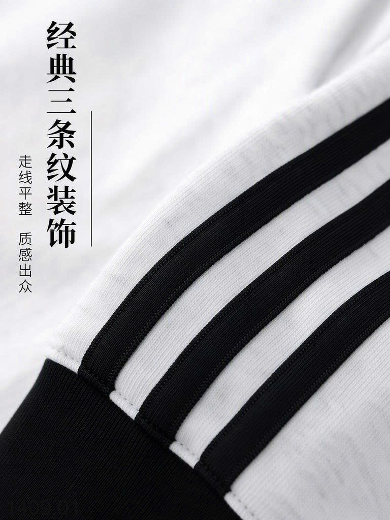 26HA1409.01 - ÁO THUN COTTON DÀI TAY 3 SỌC UNISEX