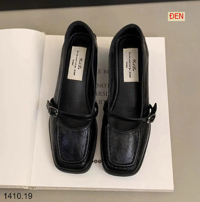 26HA1410.19 - GIÀY DA NỮ CỔ ĐIỂN PHÁP