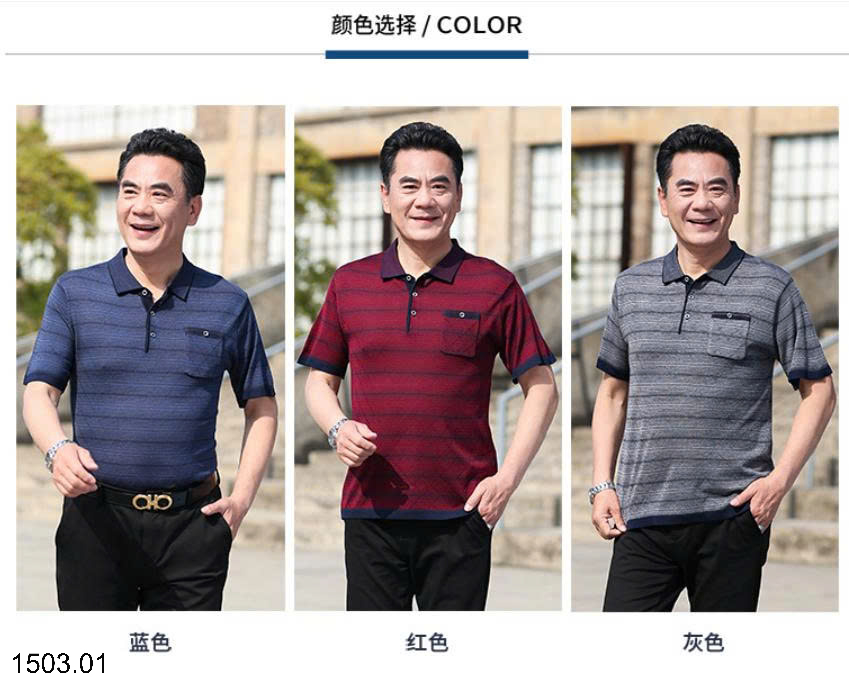 26HA1503.01 - ÁO POLO NAM TRUNG NIÊN