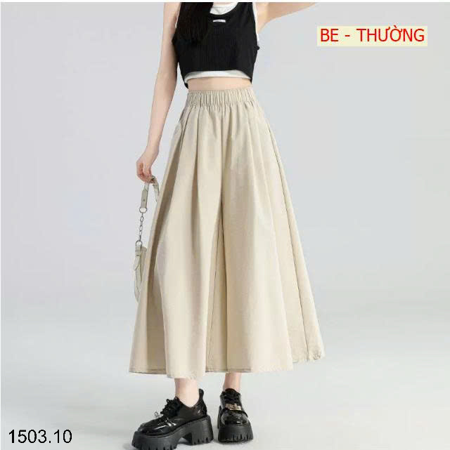 26HA1503.10 - QUẦN VÁY YAMAMOTO ỐNG RỘNG