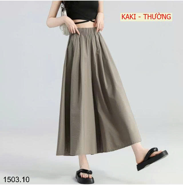 26HA1503.10 - QUẦN VÁY YAMAMOTO ỐNG RỘNG