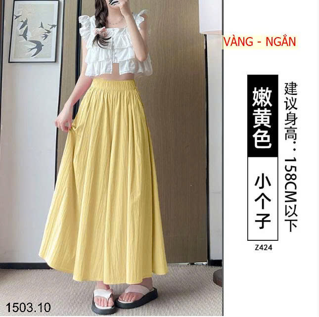 26HA1503.10 - QUẦN VÁY YAMAMOTO ỐNG RỘNG