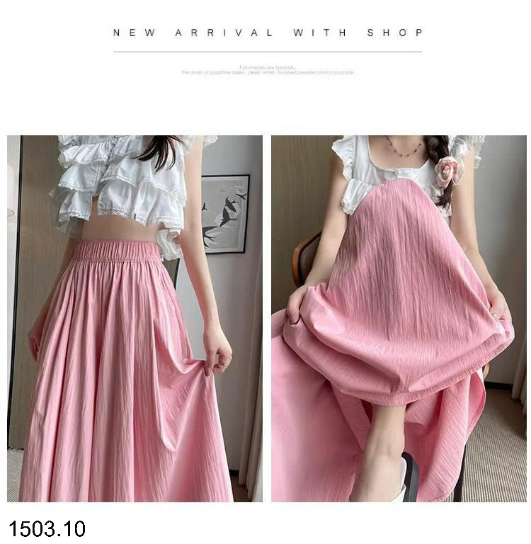 26HA1503.10 - QUẦN VÁY YAMAMOTO ỐNG RỘNG