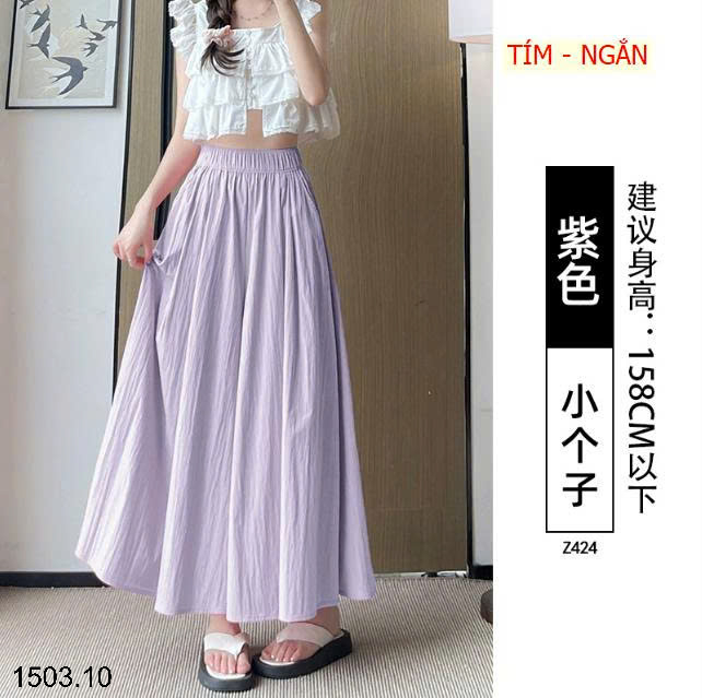 26HA1503.10 - QUẦN VÁY YAMAMOTO ỐNG RỘNG