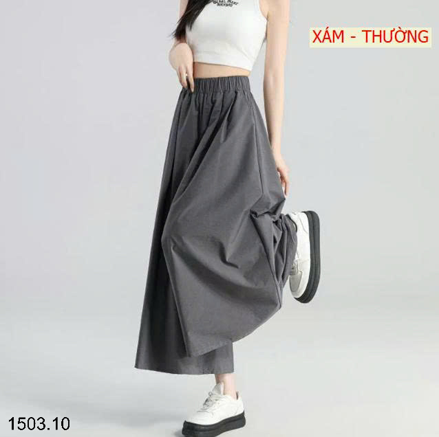 26HA1503.10 - QUẦN VÁY YAMAMOTO ỐNG RỘNG