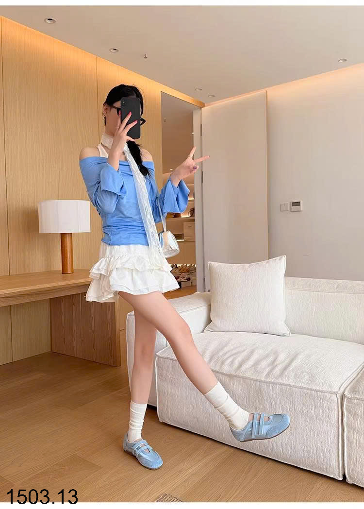26HA1503.13 - GIÀY BỆT MARRY JANE KIỂU MỚI CHO NỮ