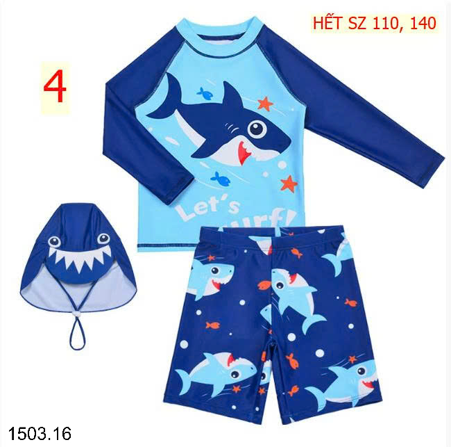 26HA1503.16 - SET BỘ 3 CHI TIẾT BƠI BÉ TRAI