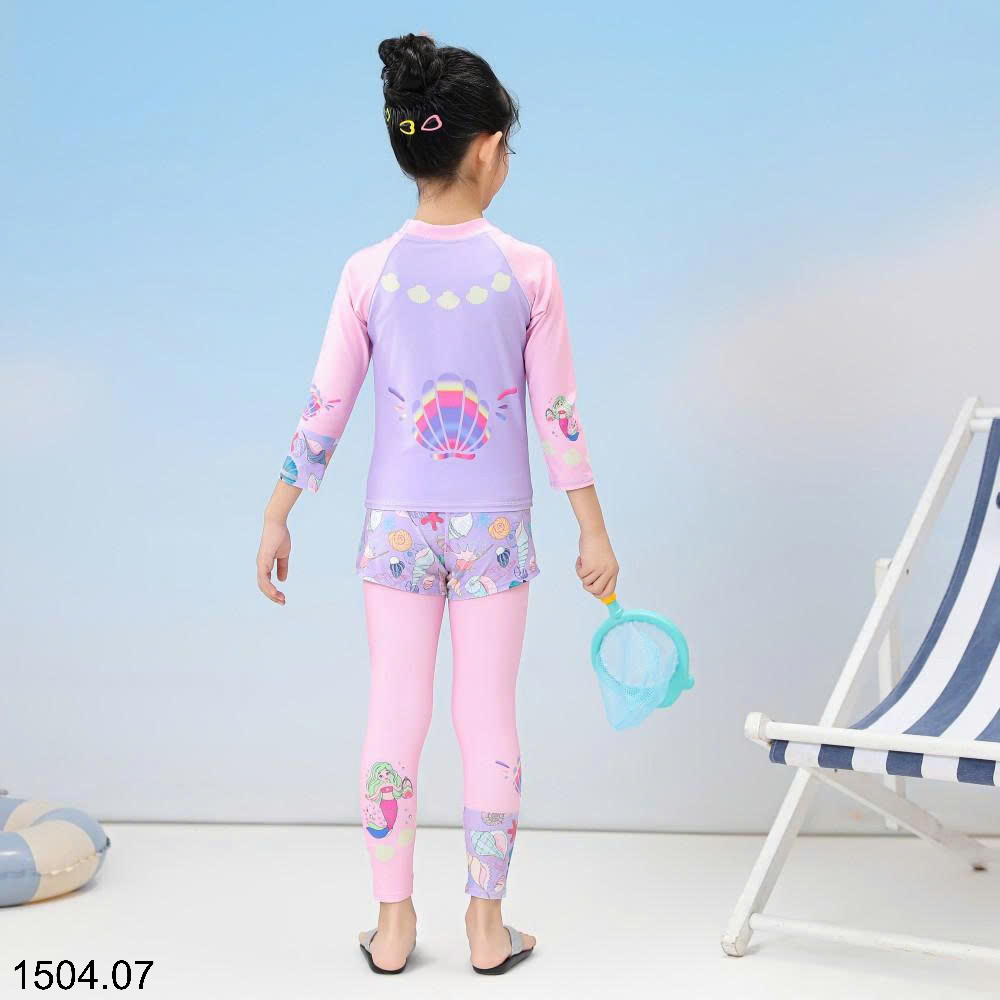 26HA1504.07 - SET BƠI DÀI TAY 3 CHI TIẾT BÉ GÁI