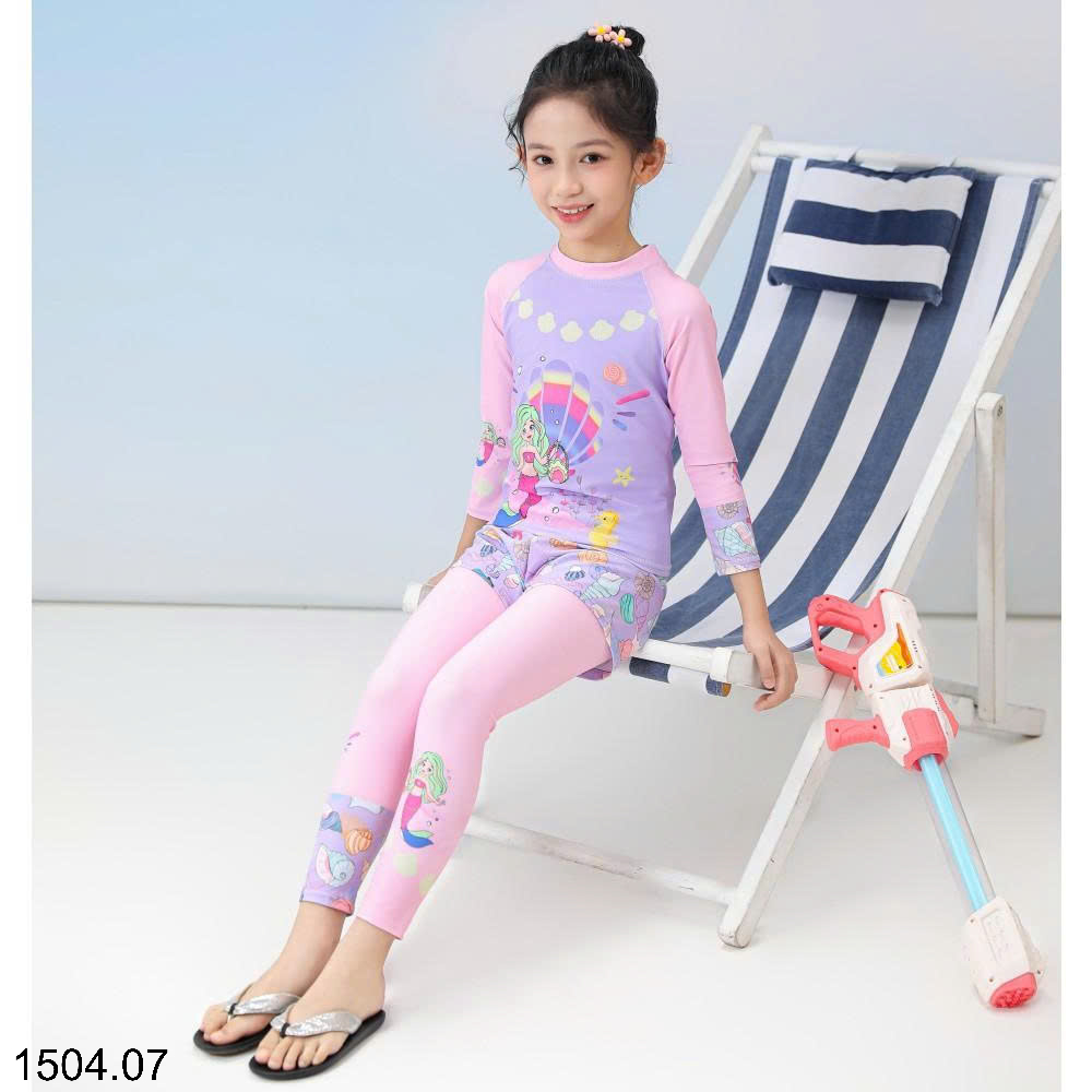 26HA1504.07 - SET BƠI DÀI TAY 3 CHI TIẾT BÉ GÁI