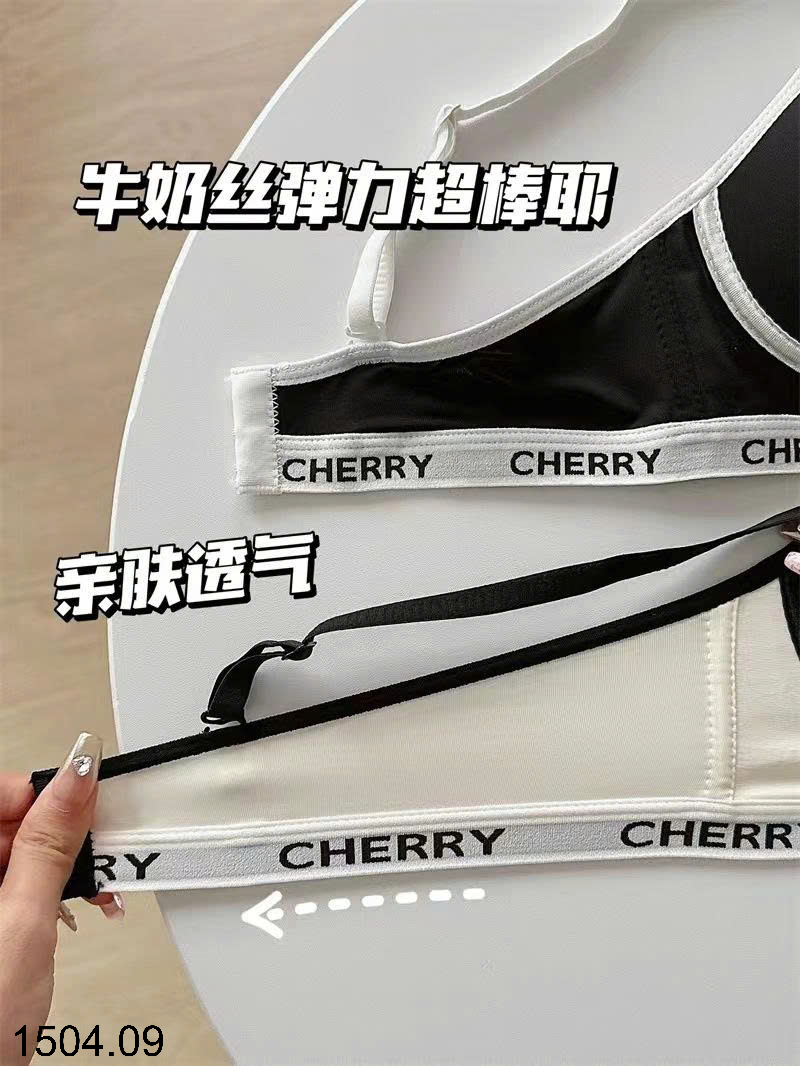 26HA1504.09 - SET 2 ÁO LÓT CHERRY KHÔNG GỌNG