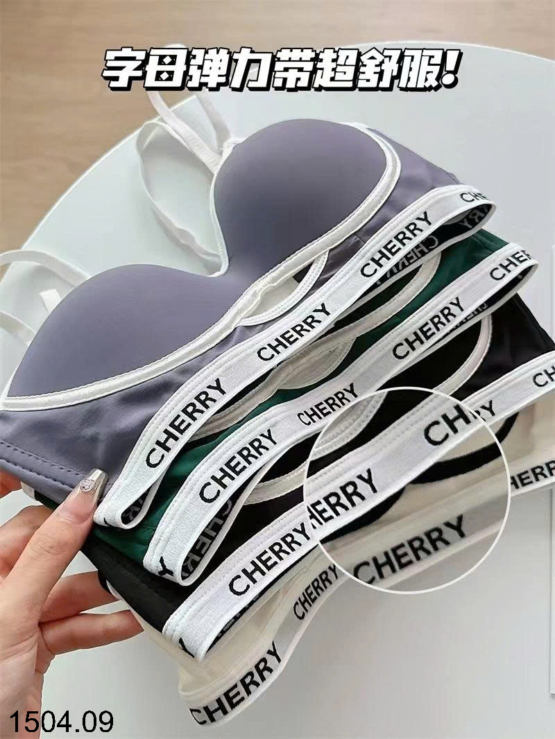26HA1504.09 - SET 2 ÁO LÓT CHERRY KHÔNG GỌNG