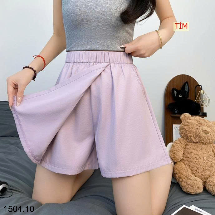 26HA1504.10 - QUẦN SHORT THỂ THAO GIẢ VÁY CHO NỮ