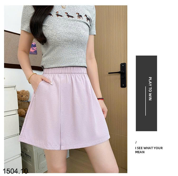 26HA1504.10 - QUẦN SHORT THỂ THAO GIẢ VÁY CHO NỮ