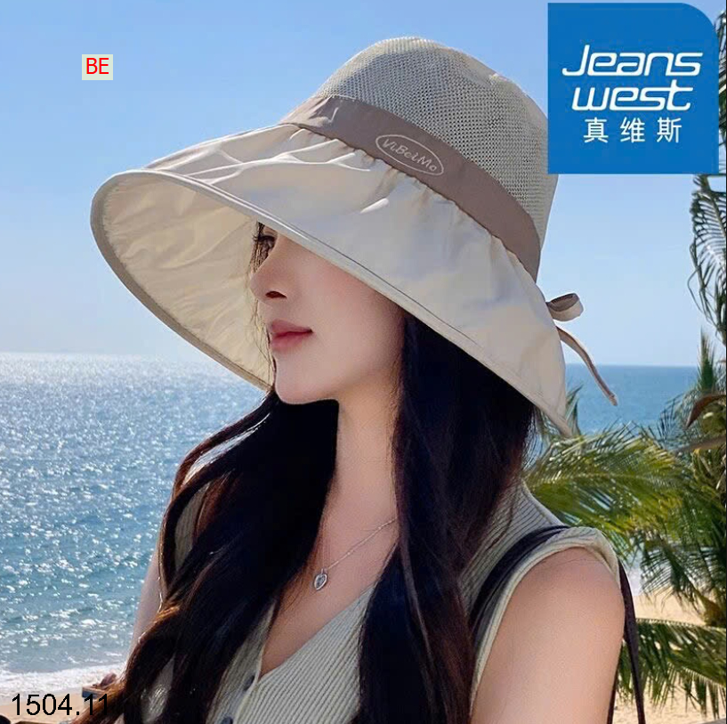26HA1504.11 - MŨ CHỐNG NẮNG JEANS WEST CHO NỮ