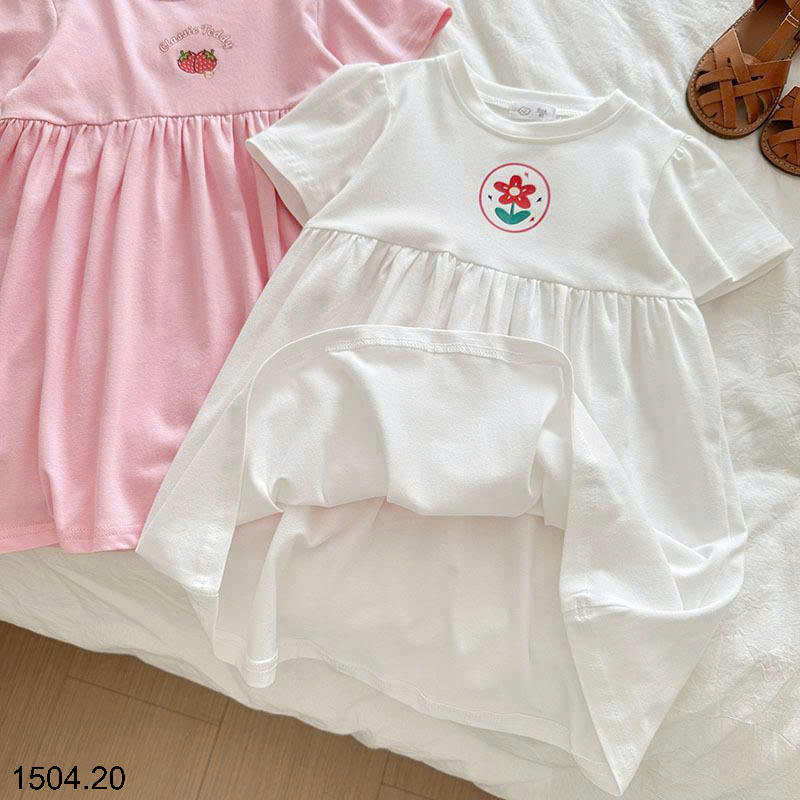26HA1504.20 - VÁY COTTON QUẢNG CHÂU BÉ GÁI
