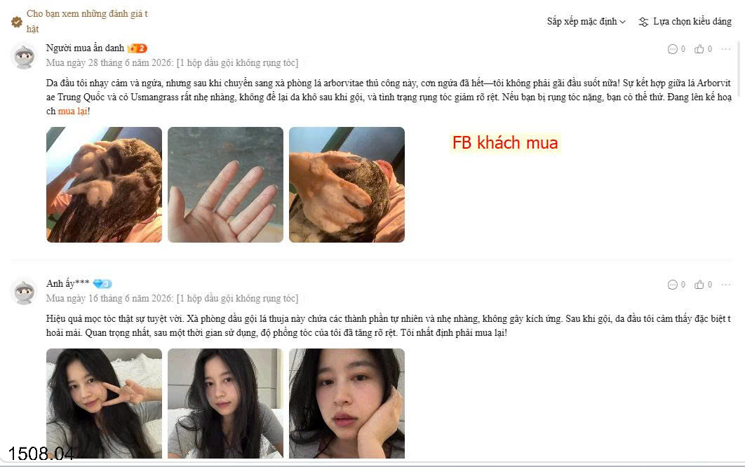 26HA1508.04 - SET 2 BÁNH XÀ PHÒNG THẢO DƯỢC MỌC TÓC TÂN CƯƠNG