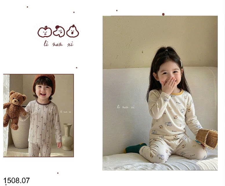 26HA1508.07 - BỘ THU ĐÔNG MẶC NHÀ CHO BÉ YÊU QUẢNG CHÂU