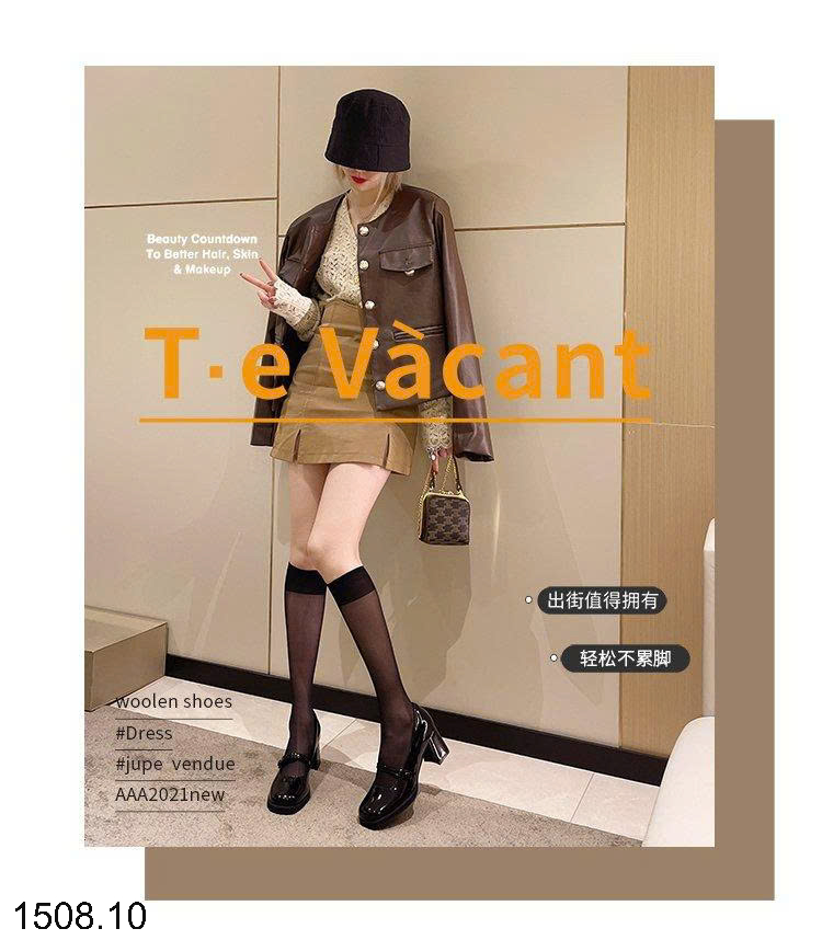 26HA1508.10 - GIÀY CAO GÓT MARRY JANE