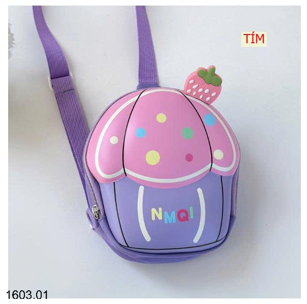 26HA1603.01 - TÚI ĐEO NGỰC HÌNH NẤM SIÊU DỄ THƯƠNG CHO BÉ