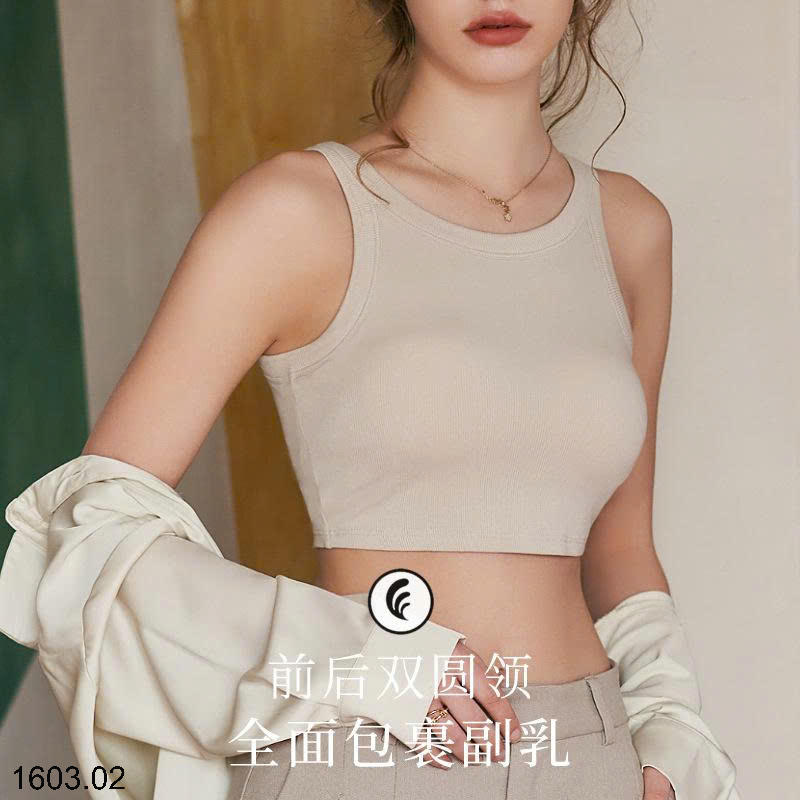 26HA1603.02 - ÁO 2 DÂY CROPTOP CHO NỮ