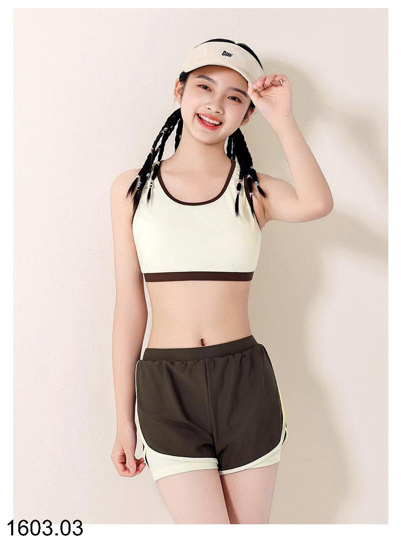 26HA1603.03 - SET BƠI 3 CHI TIẾT SIZE ĐẠI BÉ GÁI YUKE