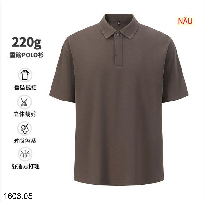 26HA1603.05 - ÁO POLO NAM THỜI THƯỢNG