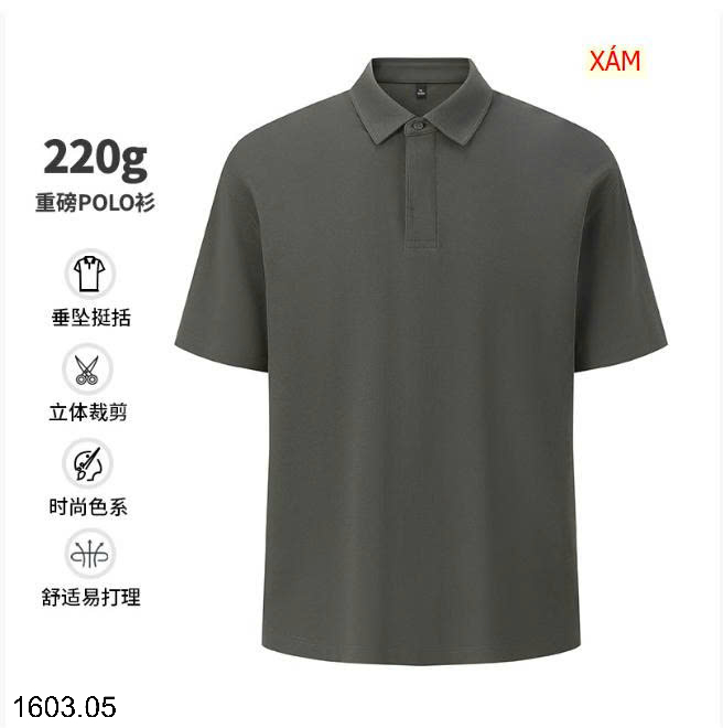 26HA1603.05 - ÁO POLO NAM THỜI THƯỢNG