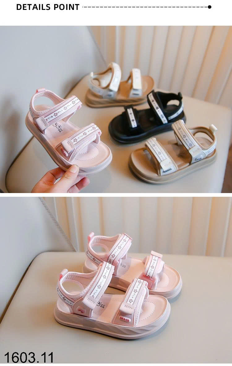 26HA1603.11 - SANDAL CHỐNG TRƠN TRƯỢT CHO BÉ GÁI