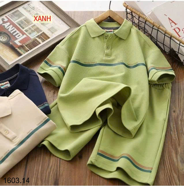 26HA1603.14 - BỘ POLO SIZE ĐẠI BÉ TRAI