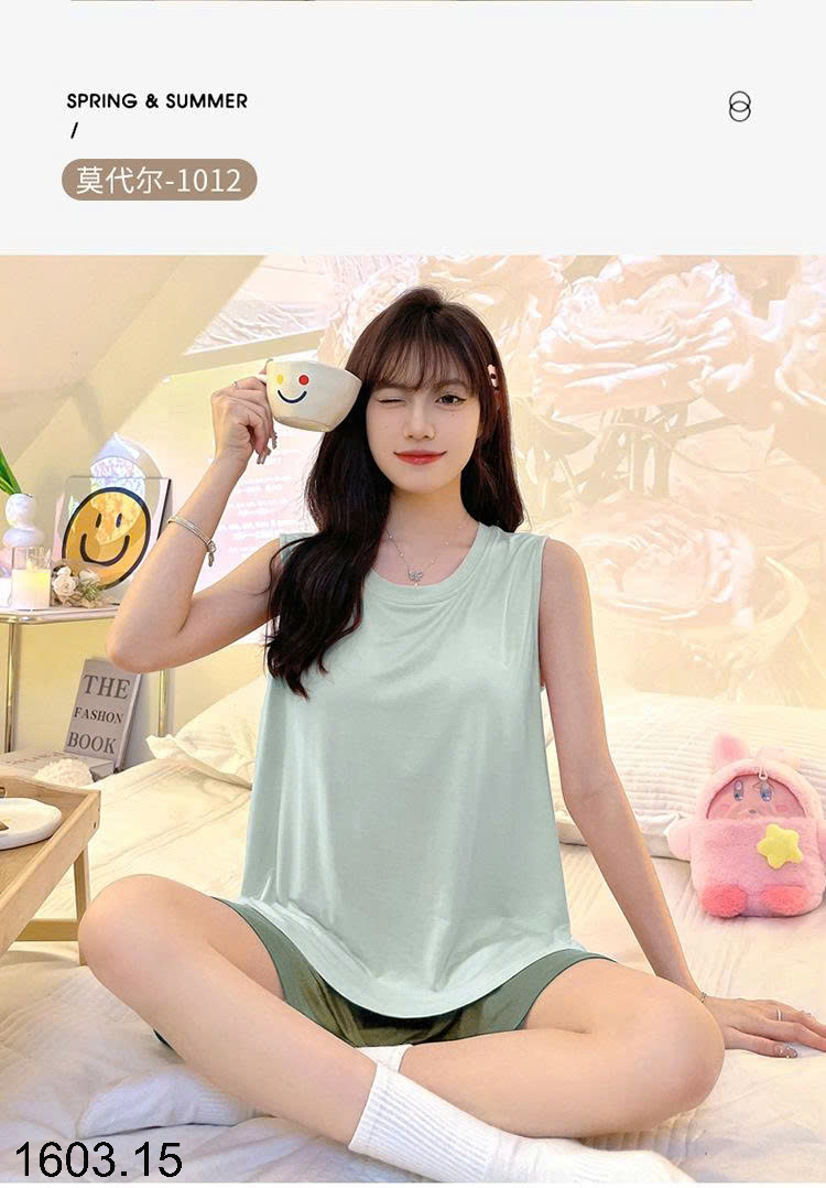26HA1603.15 - BỘ BA LỖ MODAL KÈM BRA
