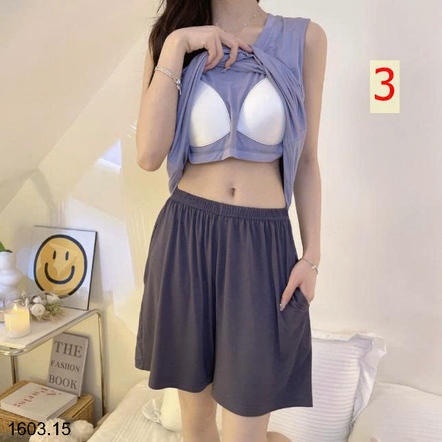 26HA1603.15 - BỘ BA LỖ MODAL KÈM BRA