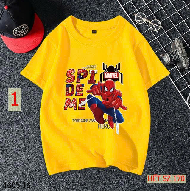 26HA1603.16 - SET 2 ÁO SIÊU NHÂN NHỆN BÉ TRAI