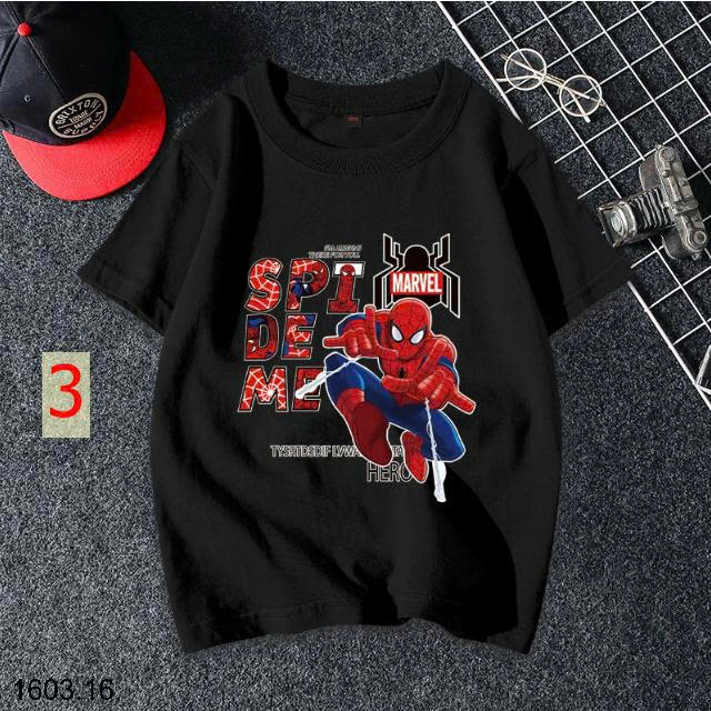 26HA1603.16 - SET 2 ÁO SIÊU NHÂN NHỆN BÉ TRAI