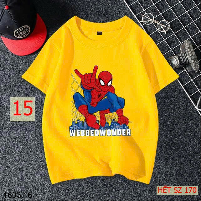 26HA1603.16 - SET 2 ÁO SIÊU NHÂN NHỆN BÉ TRAI