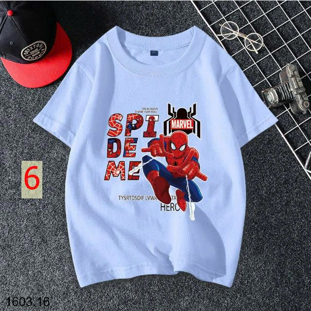 26HA1603.16 - SET 2 ÁO SIÊU NHÂN NHỆN BÉ TRAI