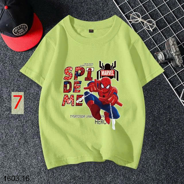 26HA1603.16 - SET 2 ÁO SIÊU NHÂN NHỆN BÉ TRAI