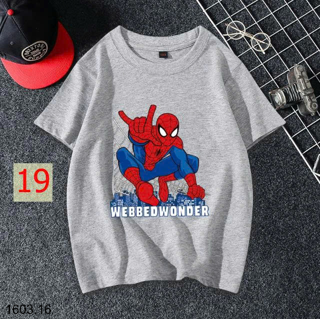 26HA1603.16 - SET 2 ÁO SIÊU NHÂN NHỆN BÉ TRAI